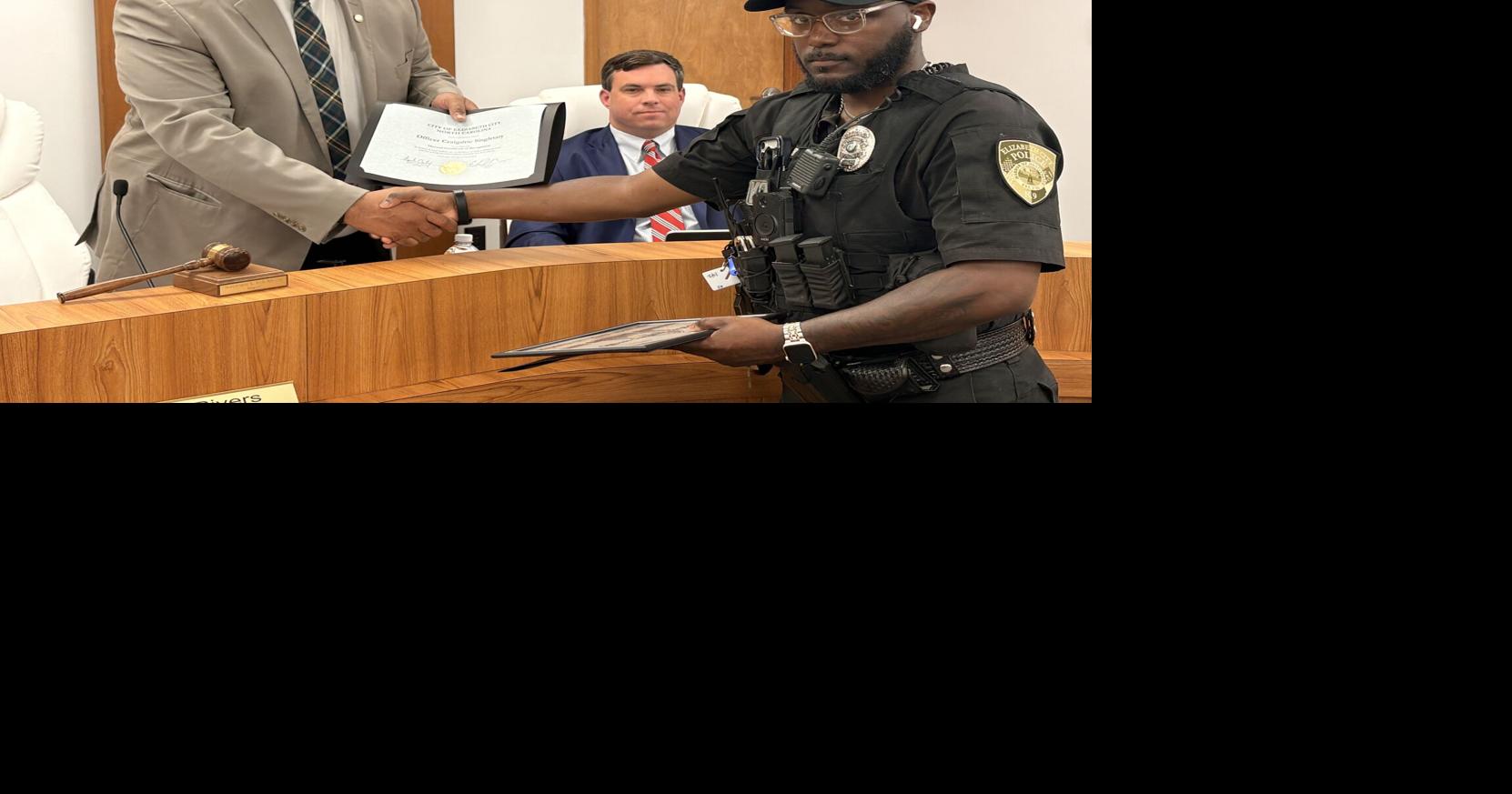 ECPD officer presented 'Life-Saving Award' | Local News | dailyadvance.com