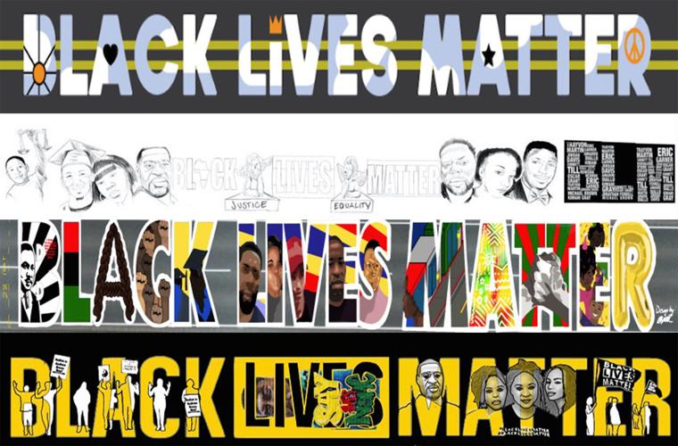 Black Lives Matter mural: Voting underway for design on street | Local ...