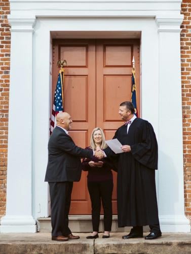 Basnight Goodwin sworn in News dailyadvance com