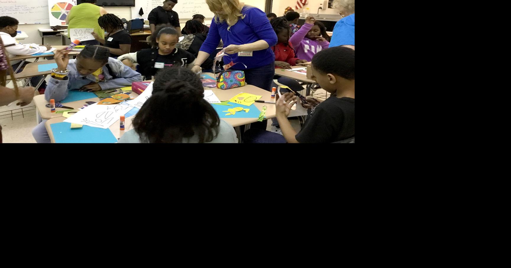 At Colerain Elementary art begins with a 'Dot' Features