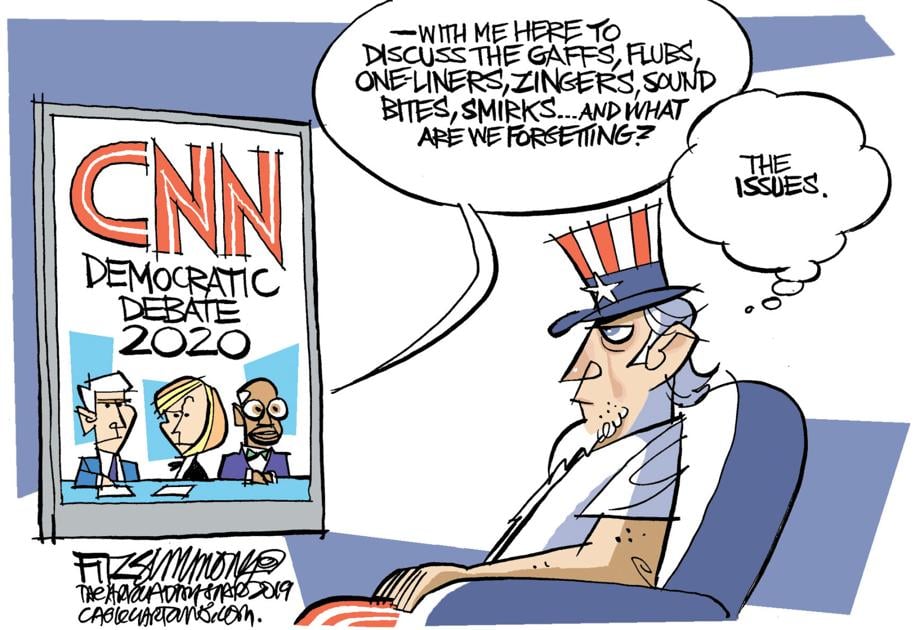 Editorial cartoon: Democratic debates | Opinion | dailyastorian.com