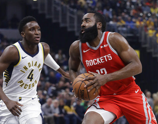 Harden Scores 28, Hits Tiebreaking 3 As Rockets Edge Pacers | National ...