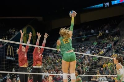 Oregon Volleyball on X: Changing it up on 'em. Going all black