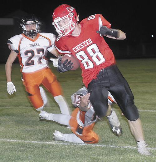 Howard uses big 2nd half to stop Chester 57-14