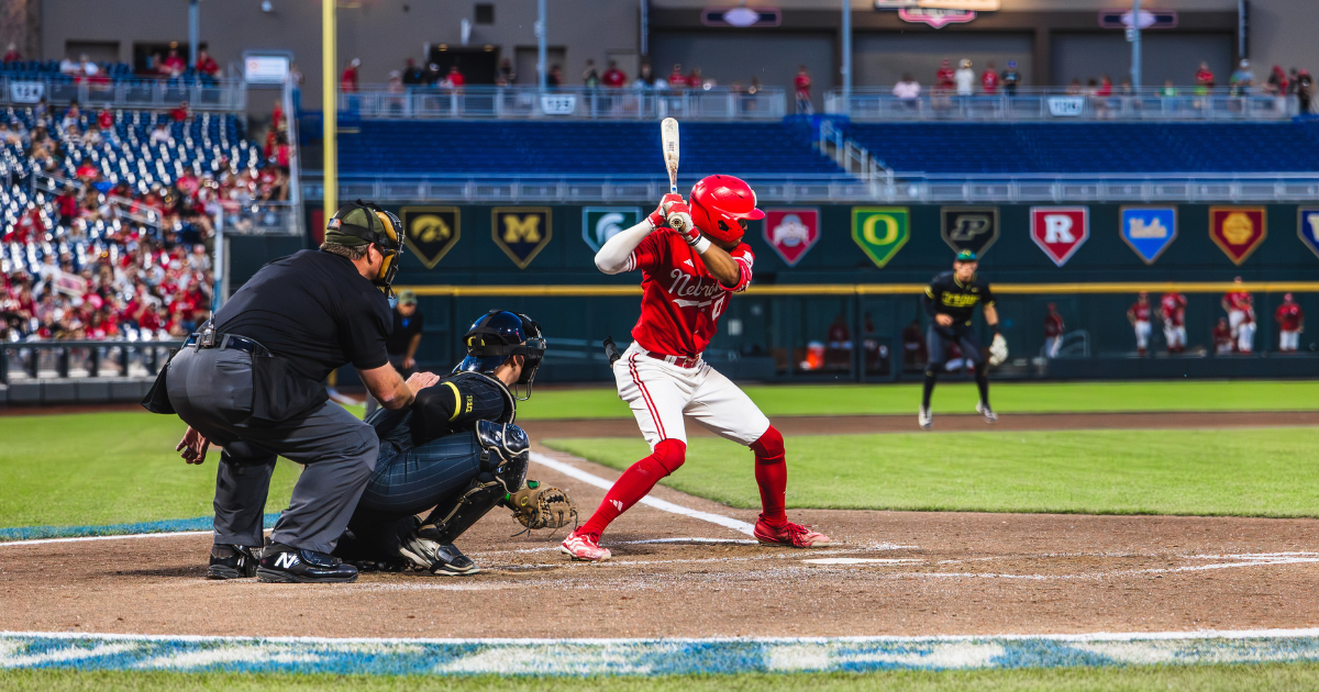 Offense stifled as Nebraska baseball falls to Oregon in Big Ten Tournament