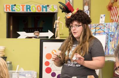 Lincoln Art Teacher Uses Bob Ross Techniques To Encourage Students