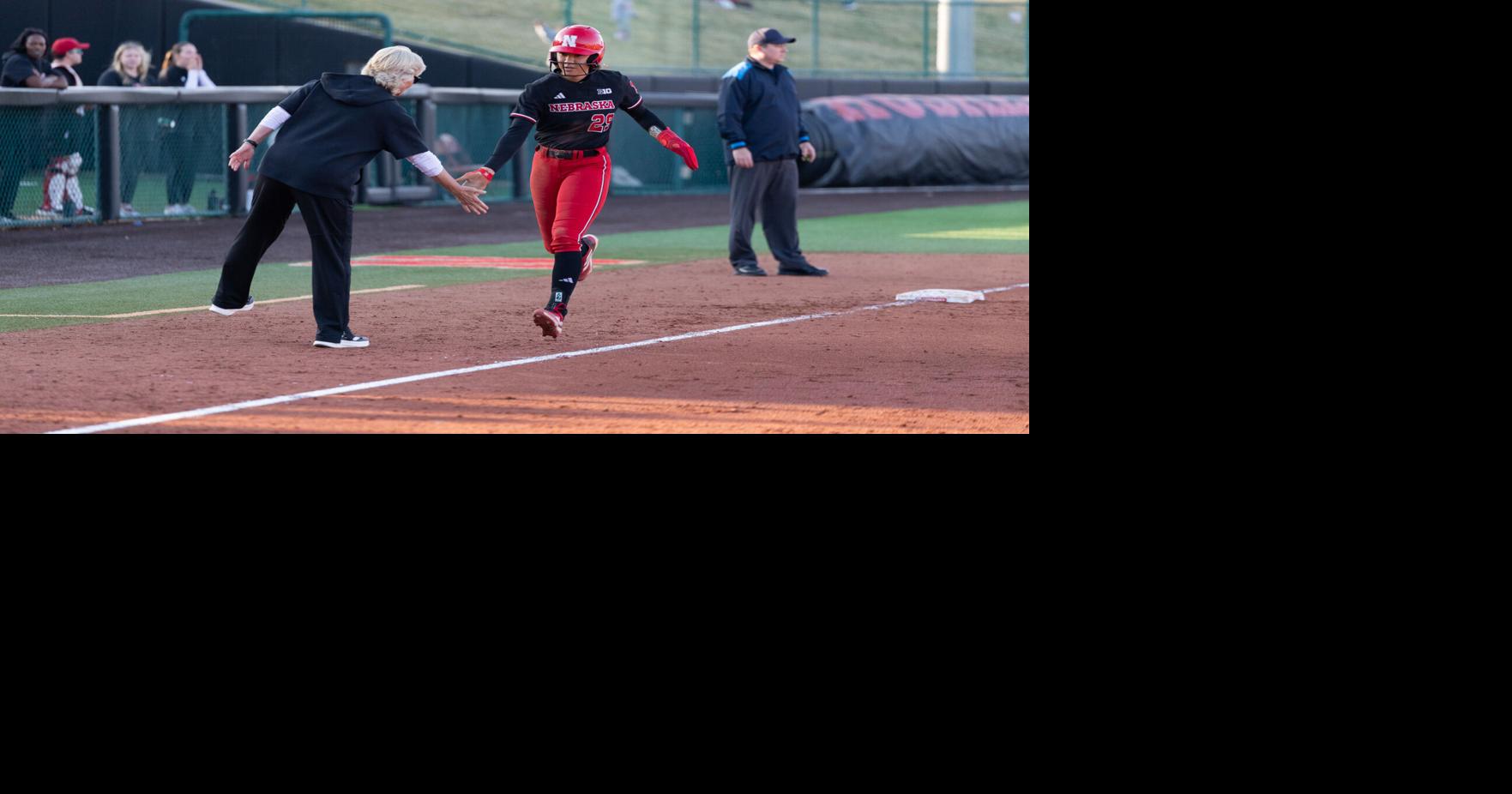 Nebraska softball sweeps Michigan in first conference series