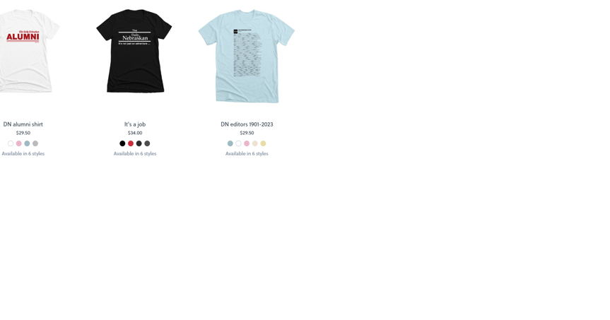 The DN has T shirts for sale - including vintage styles - Vimarsana News