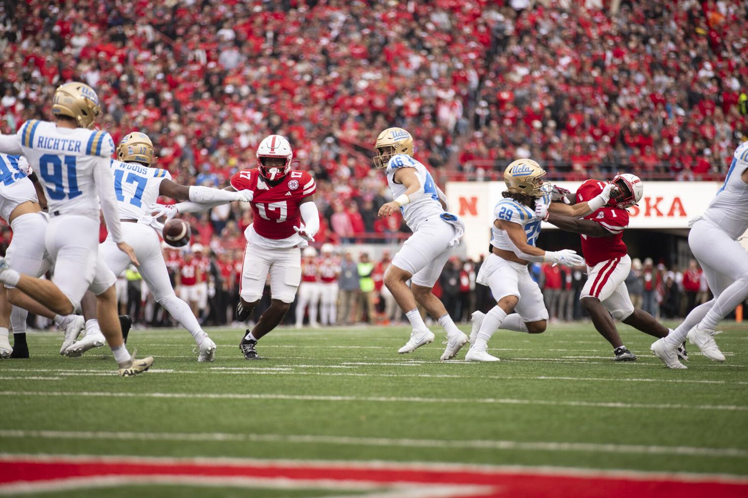 Nebraska football position grades vs. UCLA Sports
