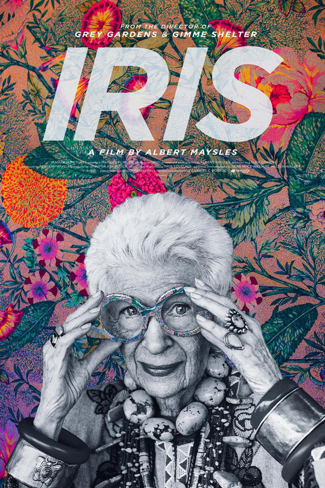 Kijk achter de schermen bij Iris Apfel in Iris 2014
