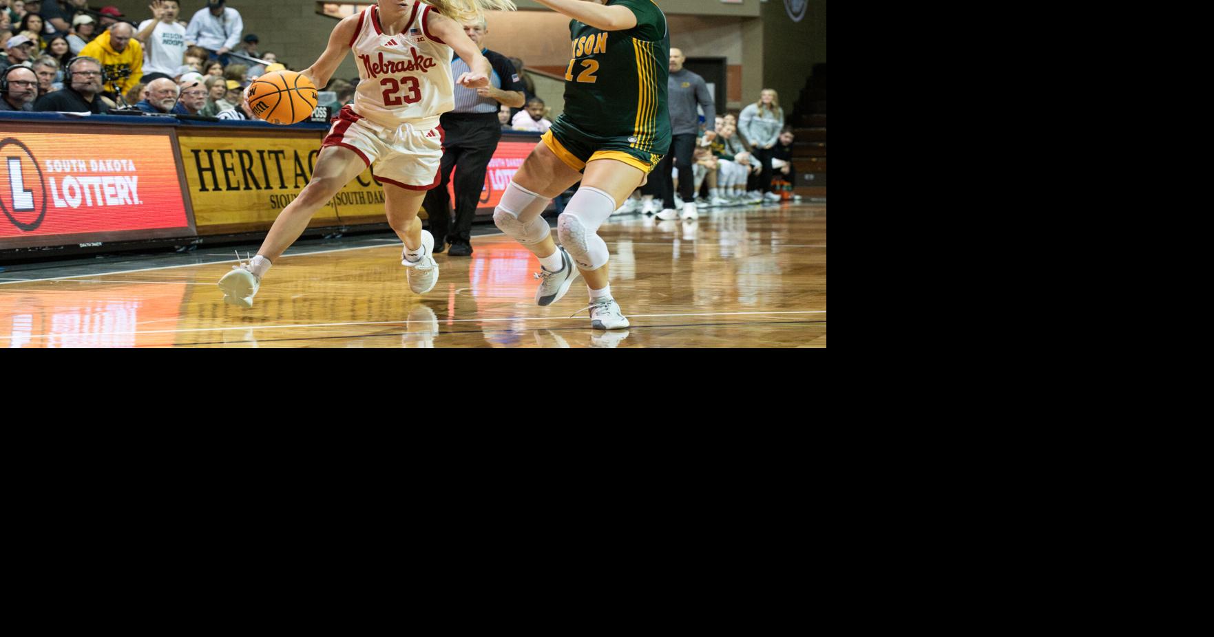 Nebraska women’s basketball picks up fourth win in Sioux Falls