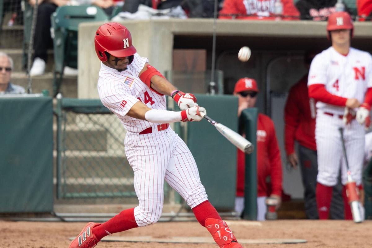 Brice Matthews 2 RBI Triple Nebraska Husker Baseball vs