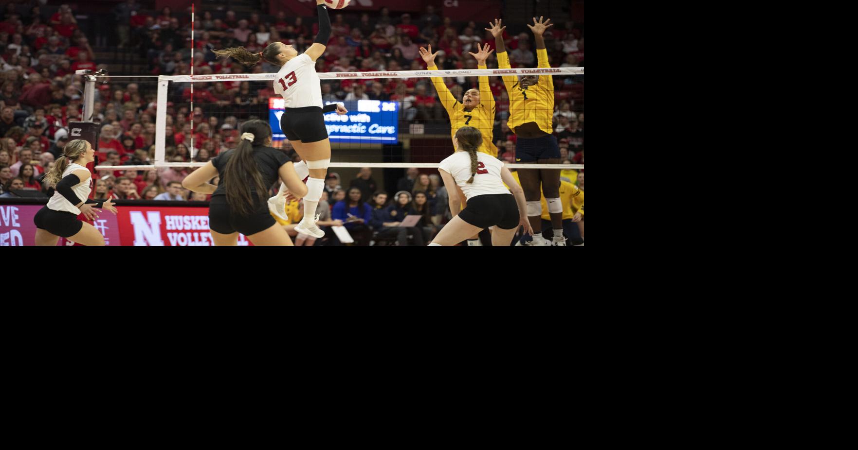 Nebraska Volleyball vs. Michigan Photo No. 6