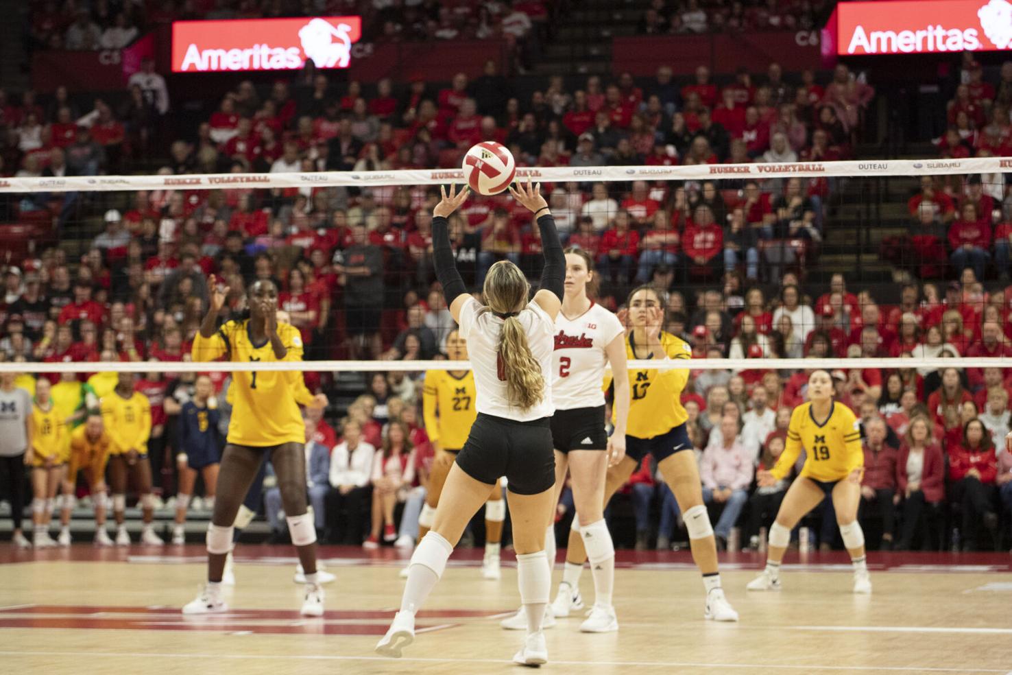 Nebraska Volleyball vs. Michigan Photo No. 7
