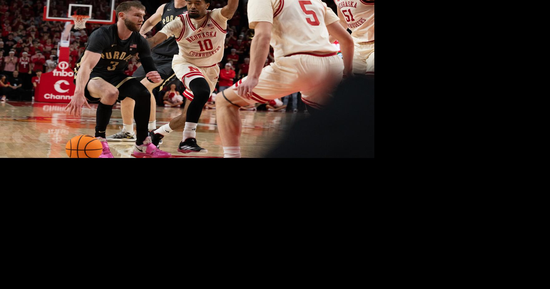 Comeback efforts fall short in Nebraska men’s basketball’s loss to Purdue