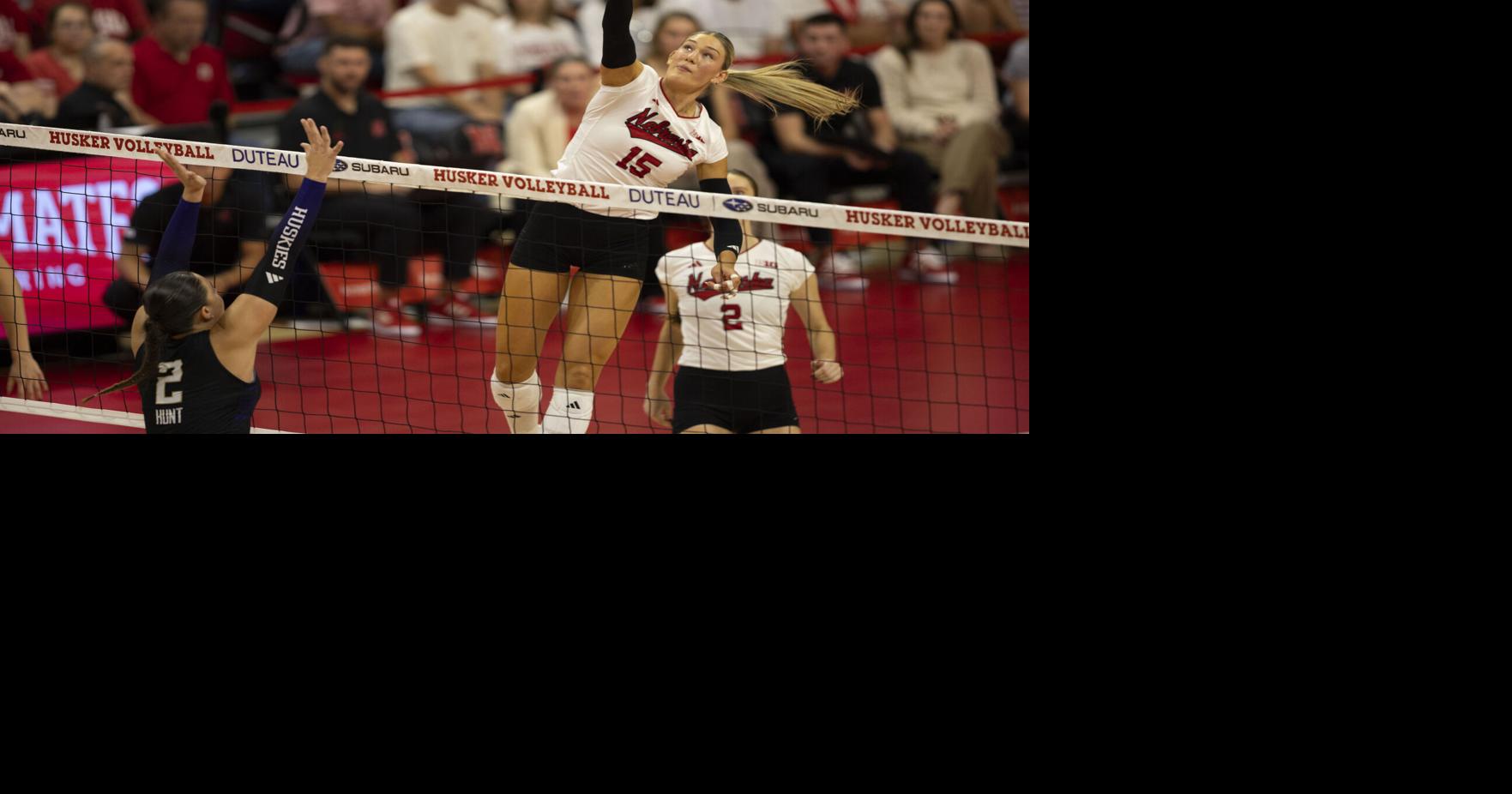 Nebraska volleyball beats Purdue to pick up seventh straight sweep