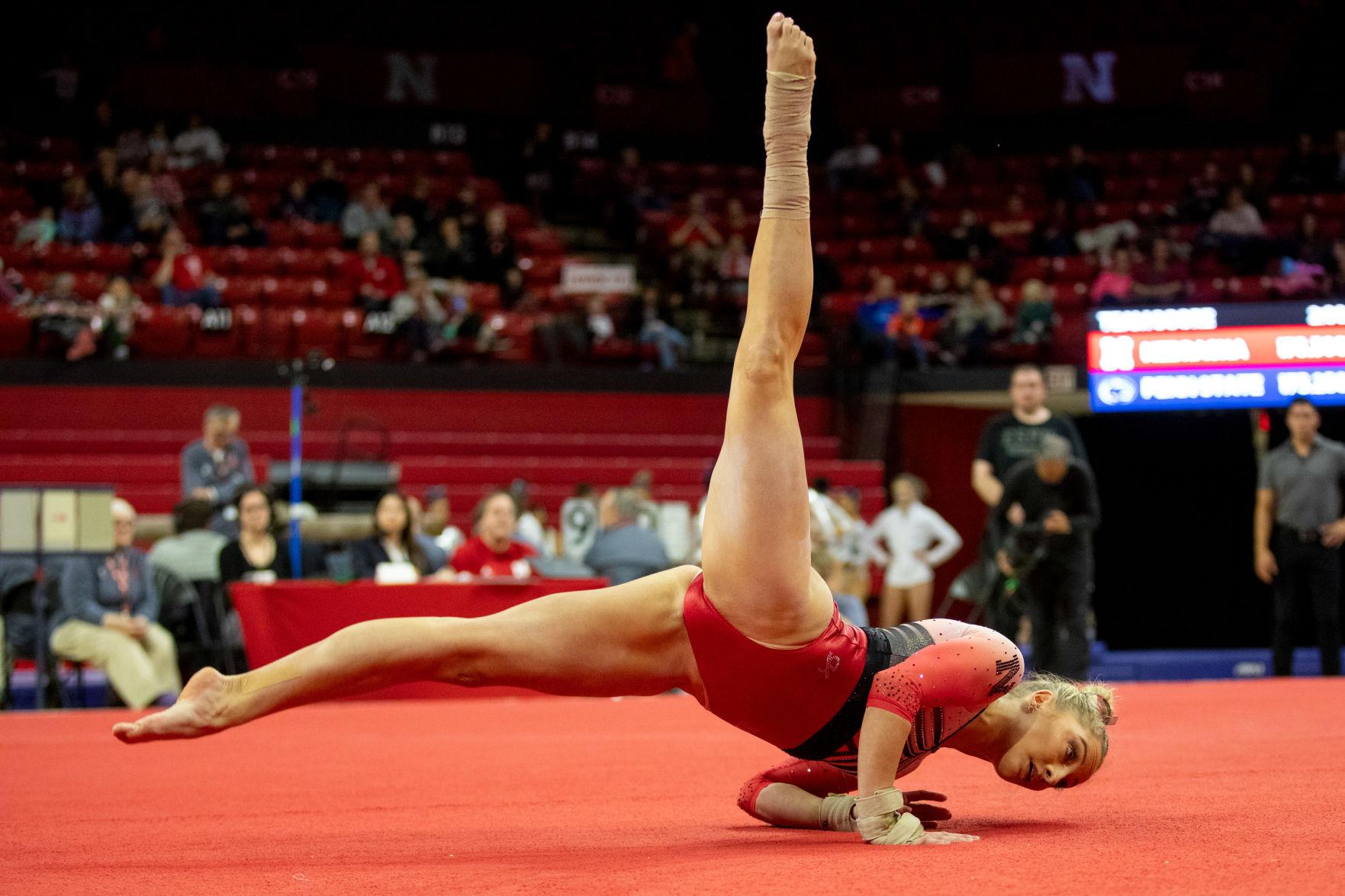 Nebraska women’s gymnastics wins home opener over Penn State Sports