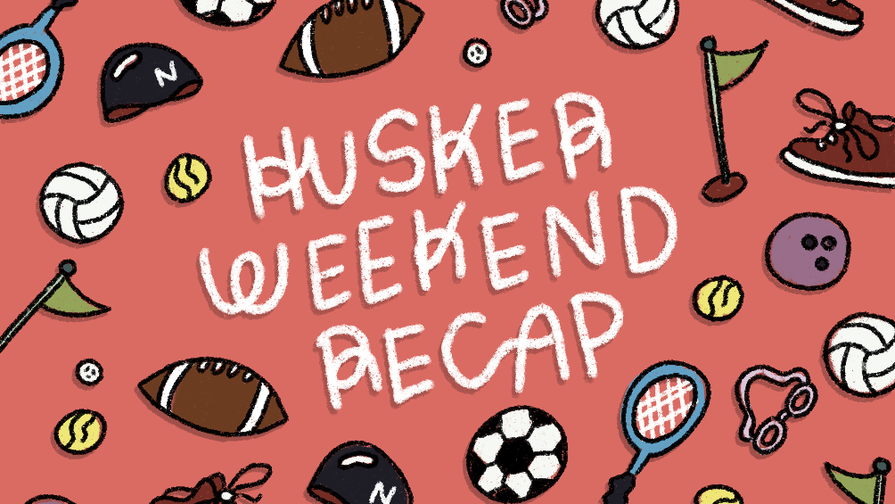 Husker weekend recap of men’s tennis, swim and dive, track and field