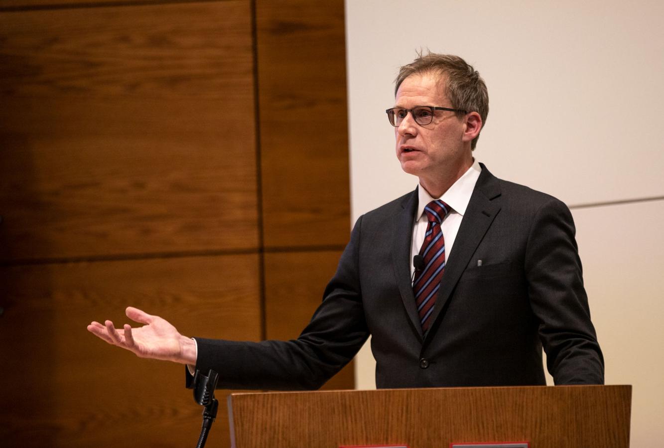 CAS dean finalist Mark Button discusses plans for budget, diversity