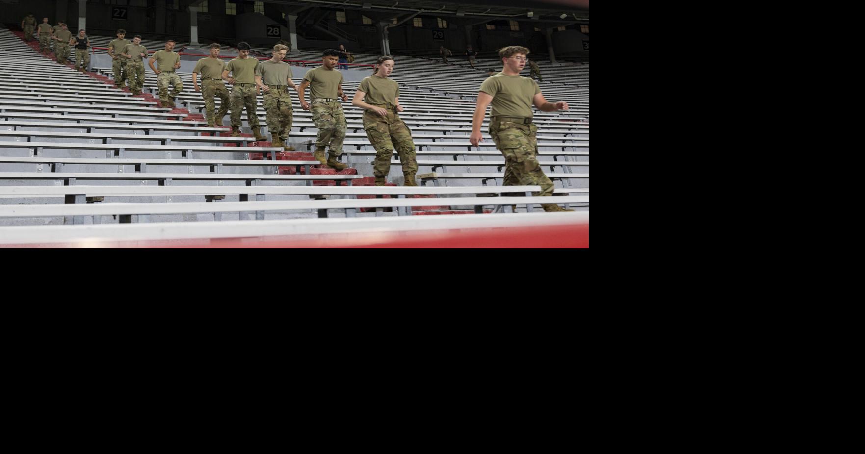 UNL ROTC honor 9/11 in Memorial Stadium stair climb | News ...