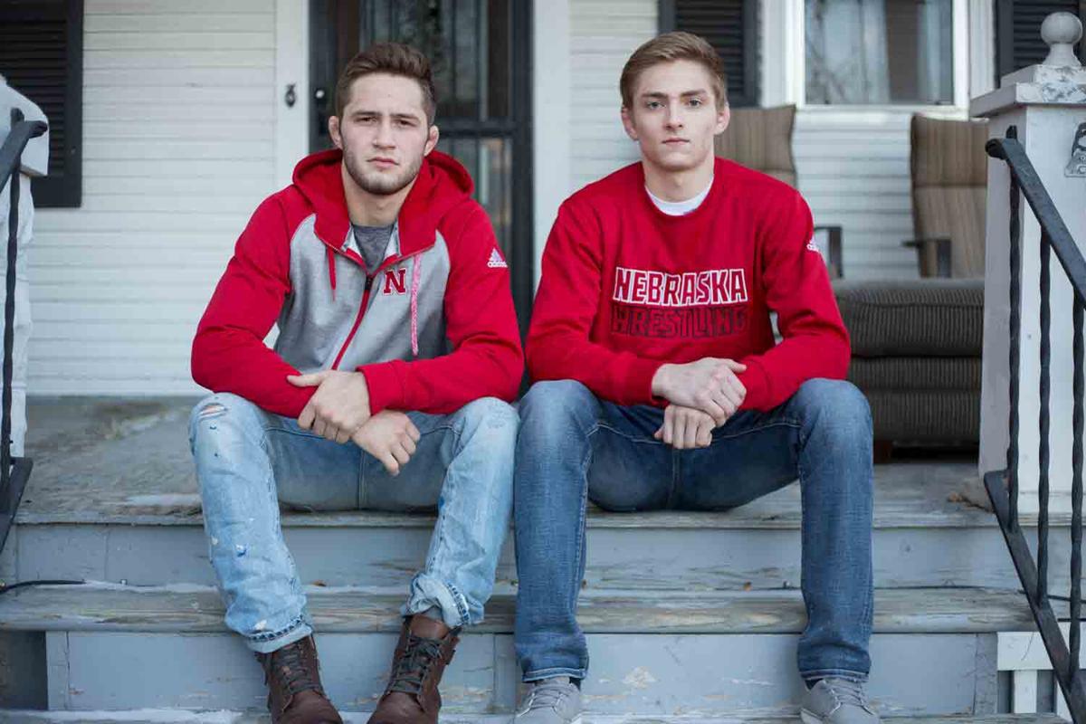 Teammates to brothers Two Nebraska wrestlers help each other succeed