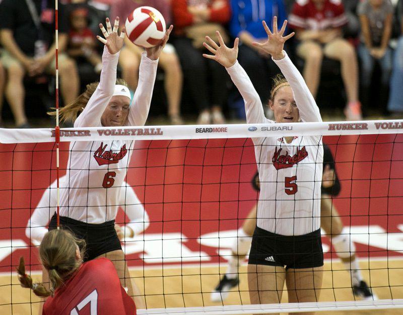 Nebraska Volleyball looking sharp at annual Red/White Scrimmage