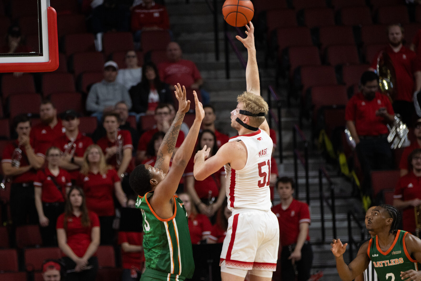 Mast’s Monster Game Leads Nebraska Basketball To Win Over Florida A&M ...