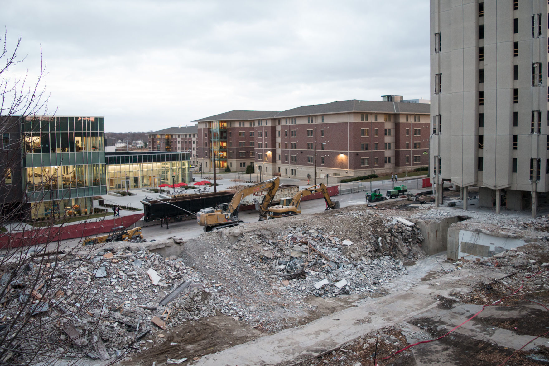 Cather, Pound Halls Demolition Stays On Track, Implosion Scheduled For ...