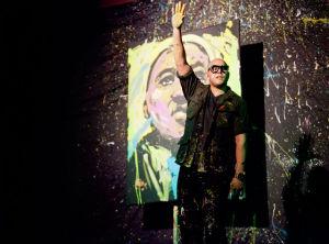 University Program Council Hosts Performance Painter Garibaldi