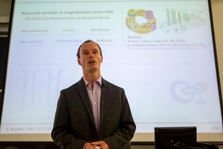 Dr. Robert Streubel lectures about 3D Nano Magnetism