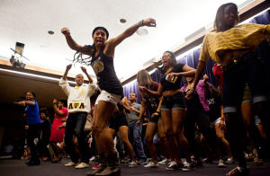 Multicultural fraternities and sororities display their moves in the