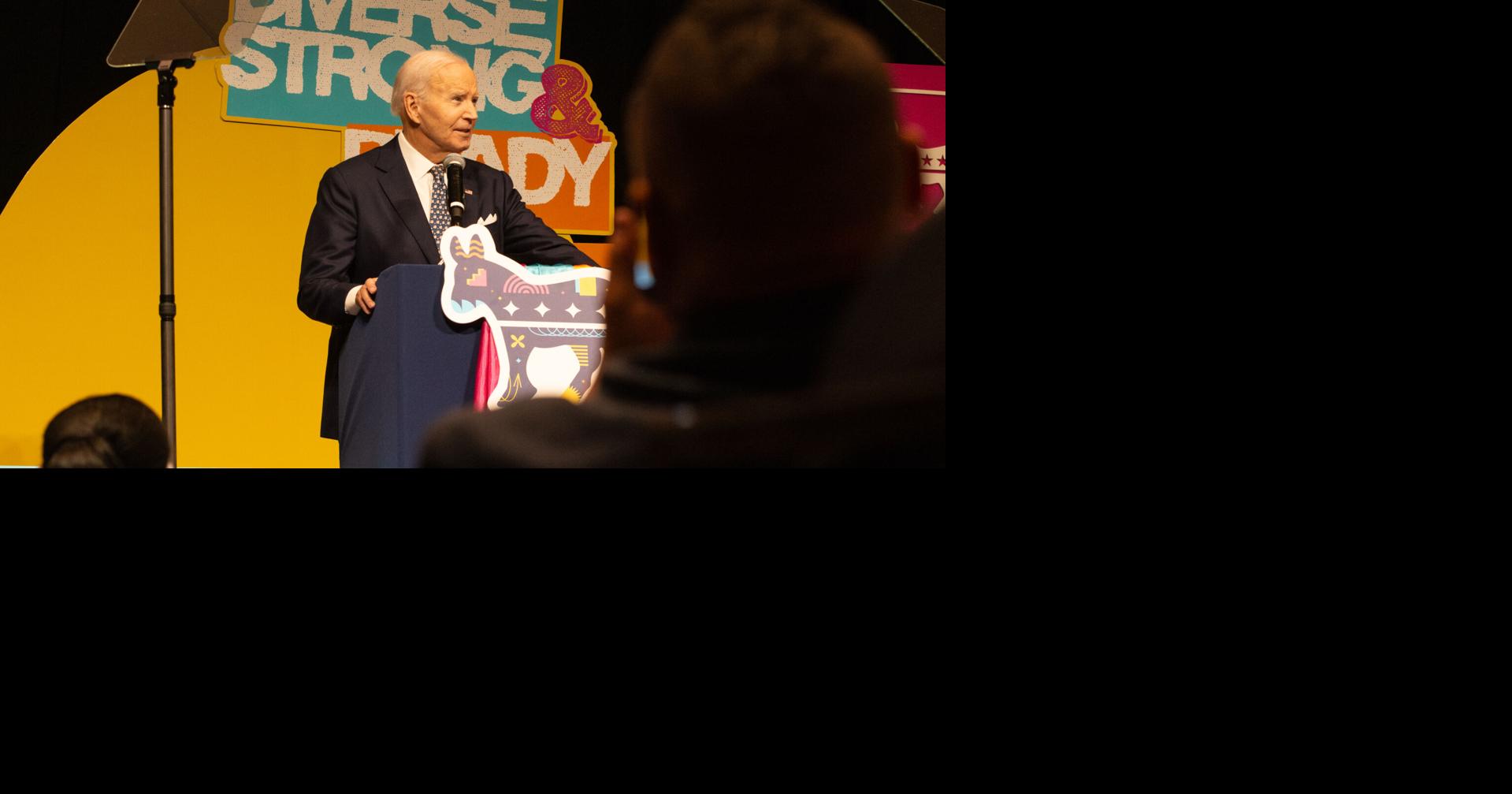 Former President Joe Biden visits Nebraska for the first time since 2019