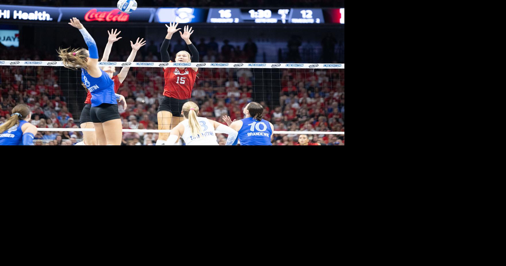 Nebraska volleyball wins the I80 rivalry in five sets against