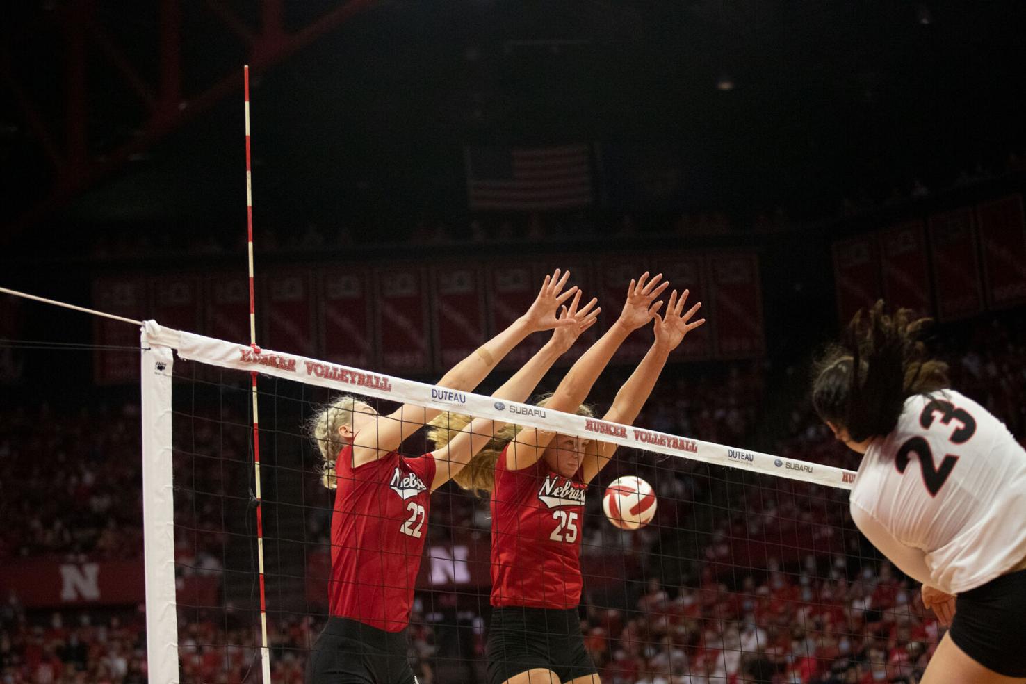 Nebraska volleyball sweeps Arizona State to win Ameritas Players