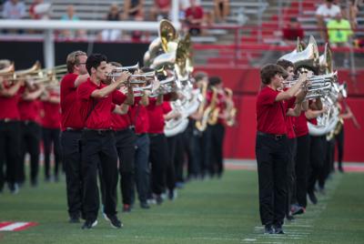 UNL marching band exhibits skills in preparation for upcoming year