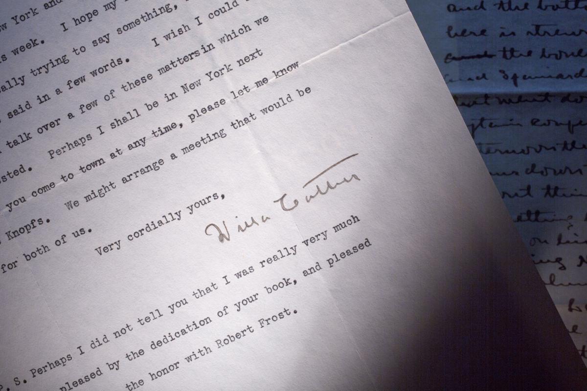 Unl Senior Codes Willa Cather S Letters For Research Project News Dailynebraskan Com