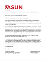 ASUN, UNL release statements regarding student video, safety concerns