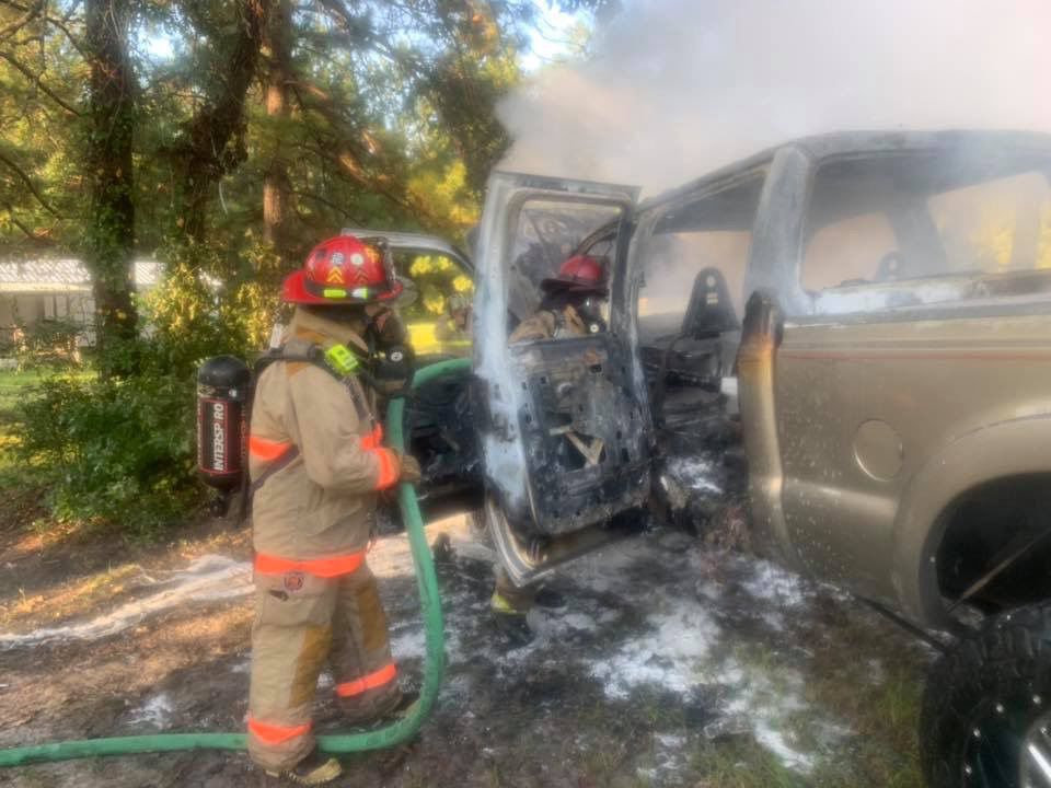 Lake Rayburn VFD dispatched to vehicle fire