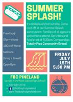 It's. So. HOT. Come cool off this Friday at FBC Pineland