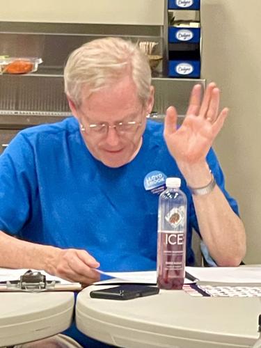 Lloyd Snook at rehearsal