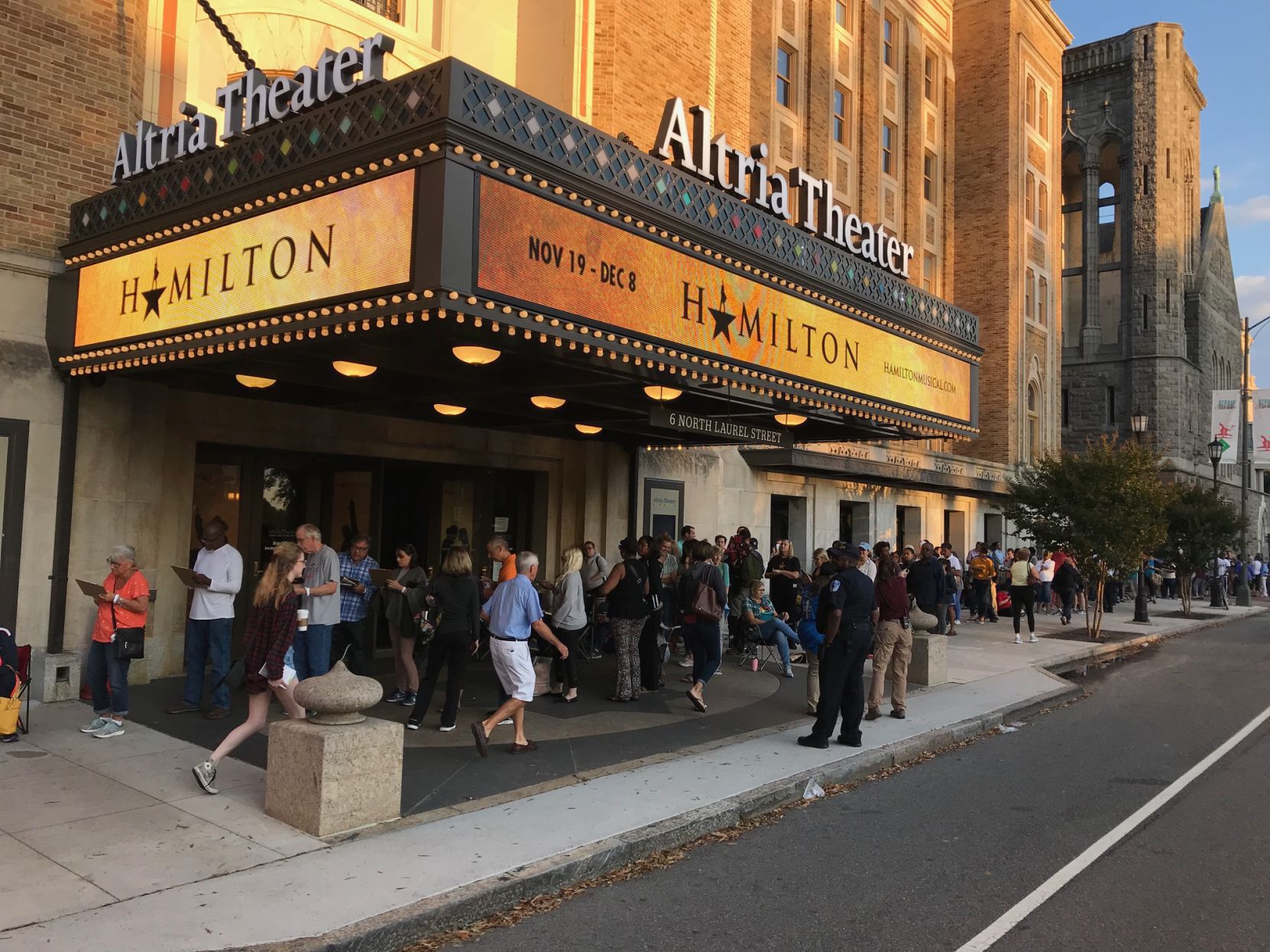 altria theater hamilton tickets