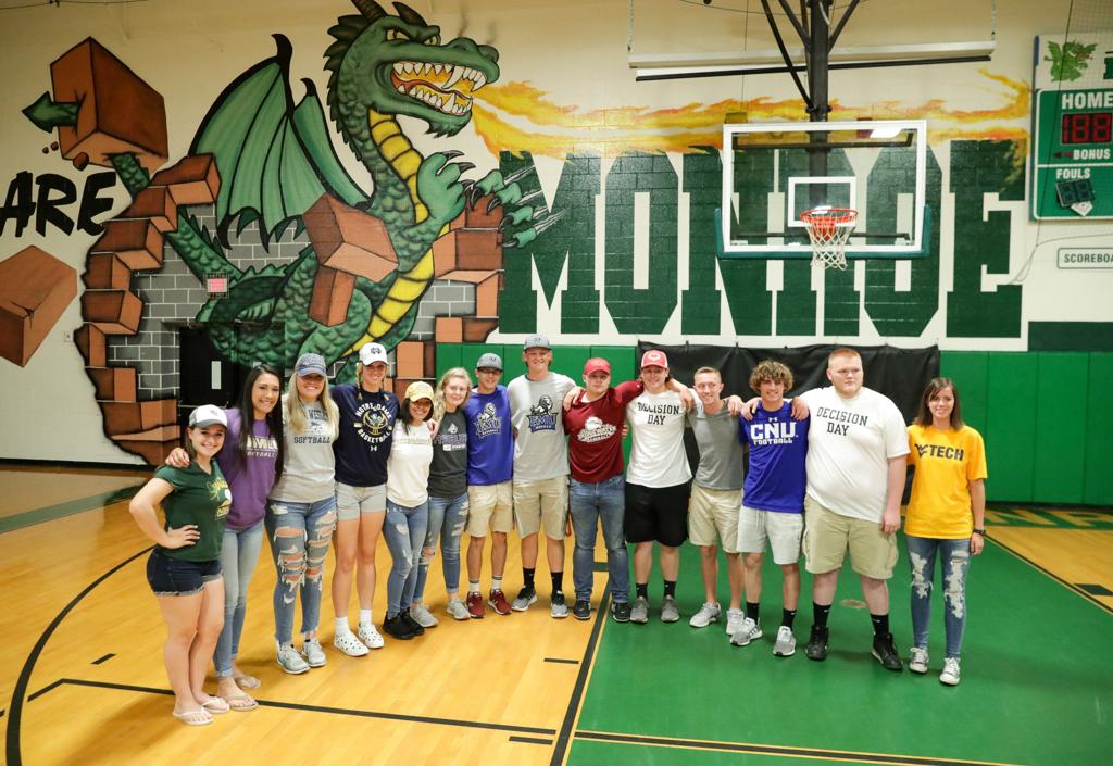 William Monroe Has 13 Student Athletes Sign National Letters Of