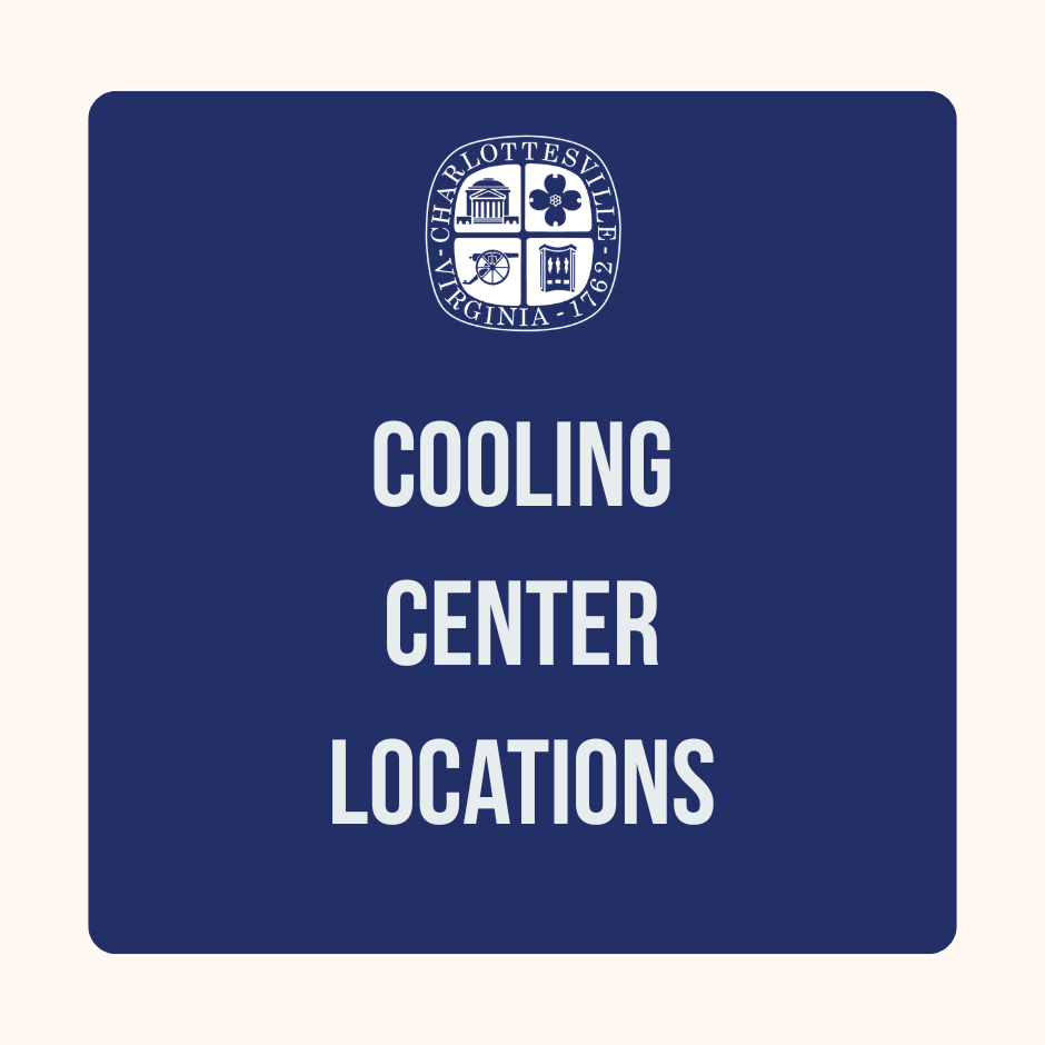 City of Charlottesville Cooling Center Locations