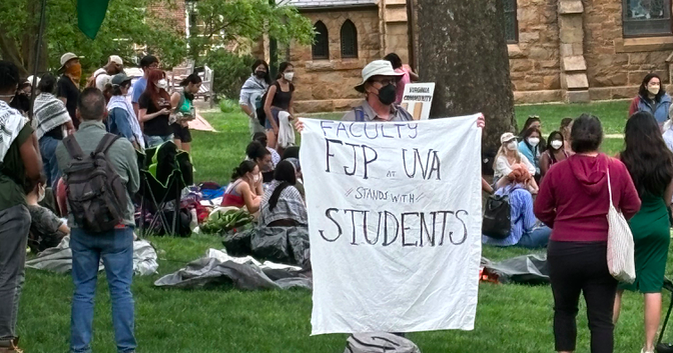 UVa students set up 'liberated zone' on Lawn, demand school divest from Israel - Vimarsana News