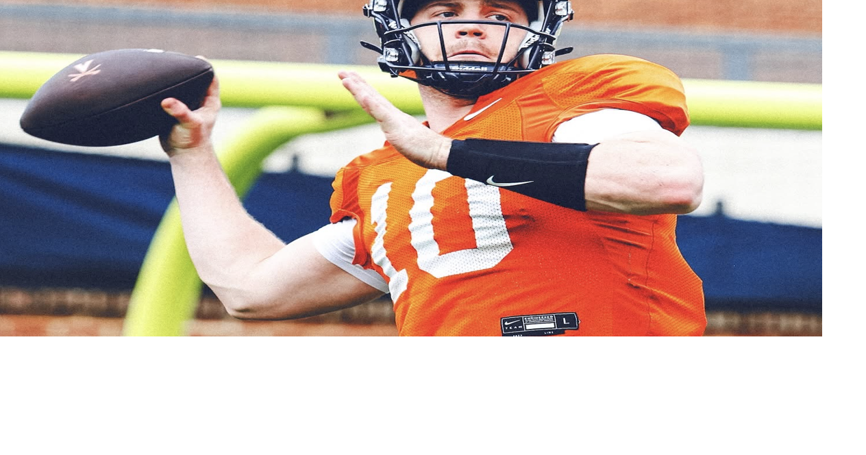 UVa football notes: QB Eli Holstein set for stop with Hoos