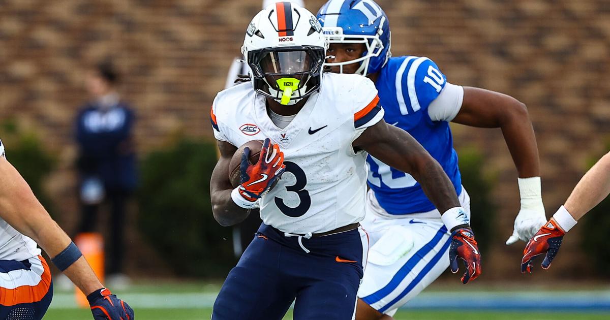 Virginia football notes: RB J'Mari Taylor closes in on 1,000-yard season