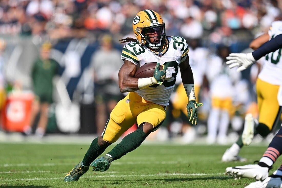 Injured RB Aaron Jones, WR Christian Watson 'in similar spot' for