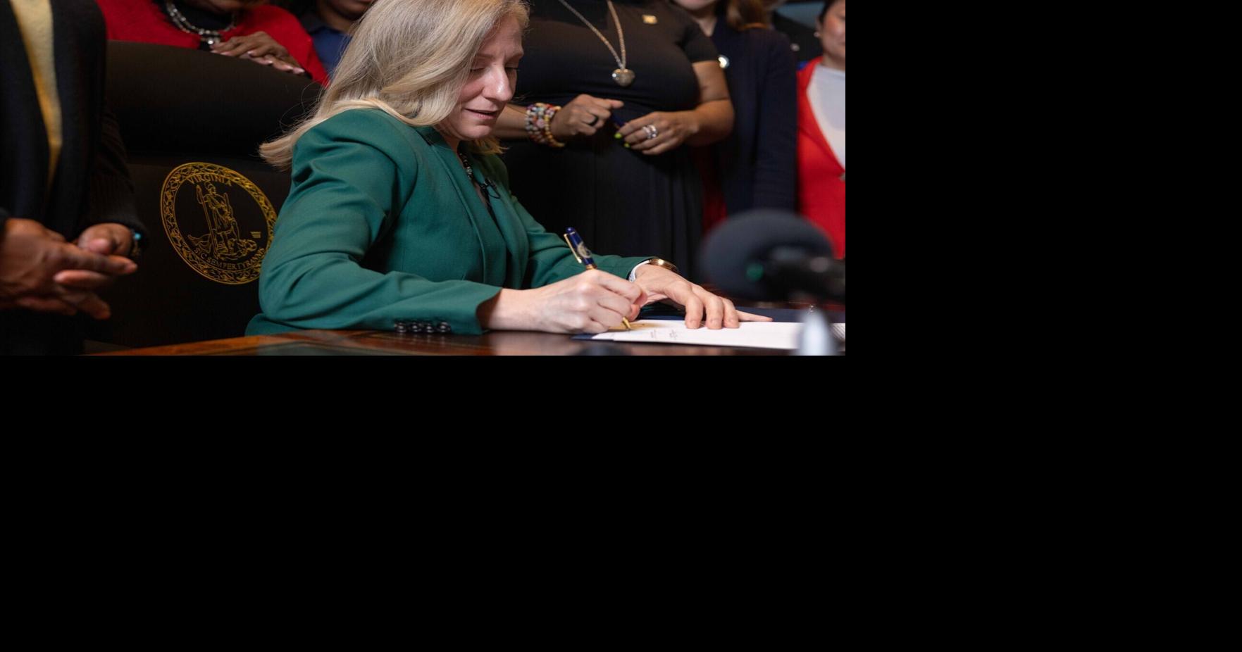A governor's bill review can mean a working Saturday — and pizza