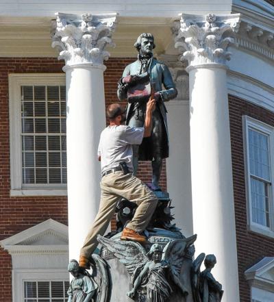 Jefferson statue vandalism
