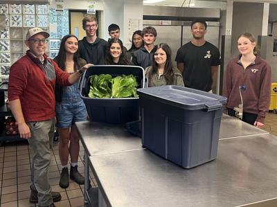 CHS Urban Farm begins providing lettuce to school cafeteria for salads
